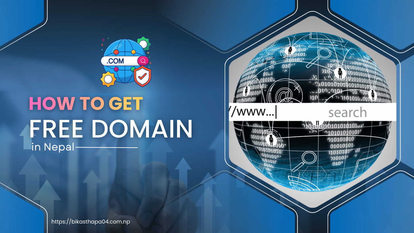 how to get free domain in nepal